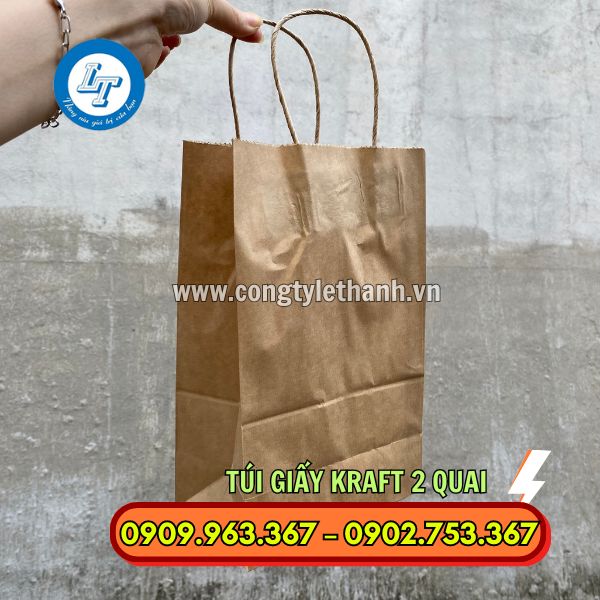TÚI GIẤY KRAFT CÓ QUAI GIÁ SỈ TẠI TPHCM TÚI GIẤY KRAFT CÓ QUAI