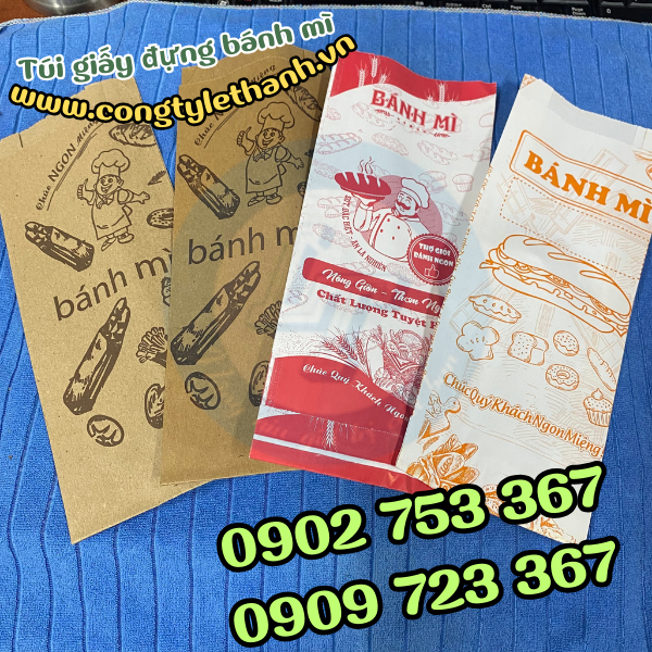 túi giấy đựng bánh mì giá sỉ túi giấy đựng bánh mì giá sỉ