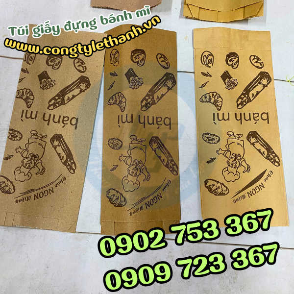 túi giấy đựng bánh mì giá sỉ túi giấy đựng bánh mì giá sỉ