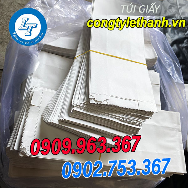 ĐỊA CHỈ BÁN SỈ LẺ TÚI GIẤY ĐỰNG BÁNH MÌ túi giấy trắng đựng bánh mì
