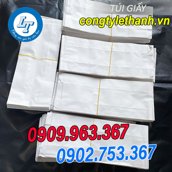 ĐỊA CHỈ BÁN SỈ LẺ TÚI GIẤY ĐỰNG BÁNH MÌ túi giấy trắng