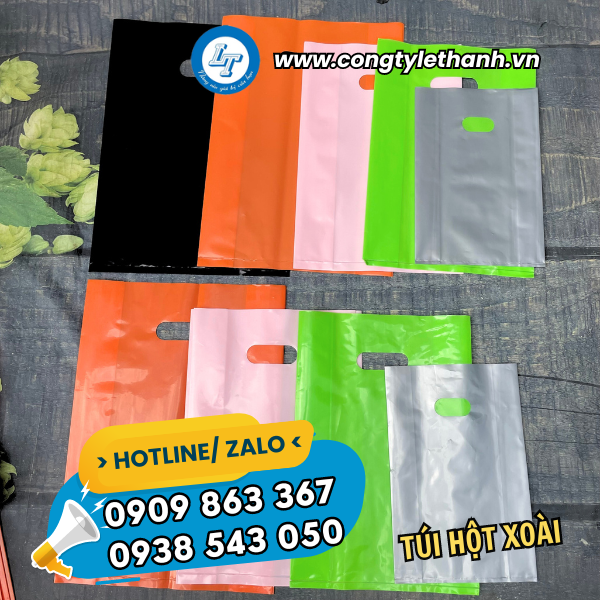 BÁN SỈ TÚI HỘT XOÀI, TÚI PE GIÁ RẺ túi hột xoài đa dạng màu sắc