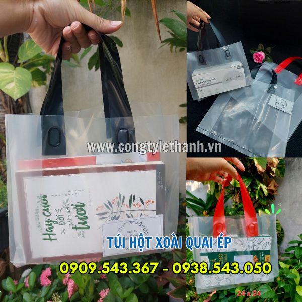 TÚI HỘT XOÀI QUAI ÉP GIÁ SỈ TẠI TPHCM túi hột xoài pe quai ép đựng đồ