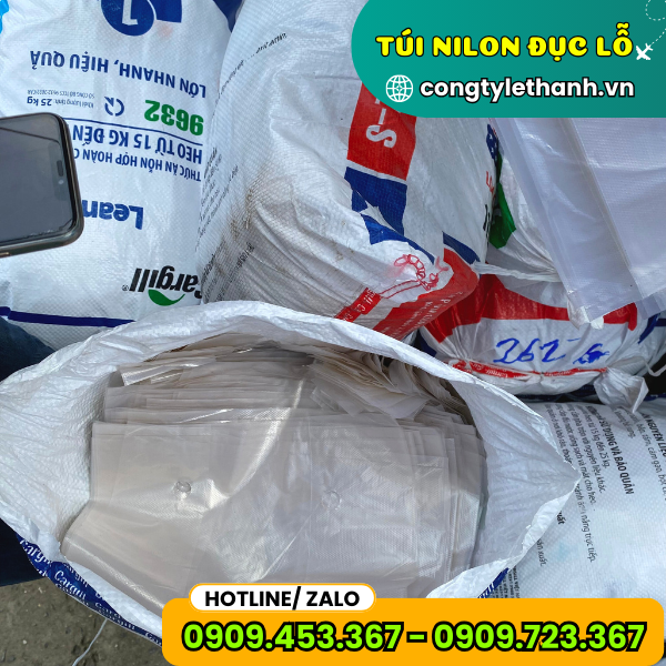 NGUỒN SỈ TÚI NILON ĐỤC LỖ ĐỰNG NÔNG SẢN TẠI HCM NGUỒN SỈ TÚI NILON ĐỤC LỖ ĐỰNG NÔNG SẢN TẠI HCM