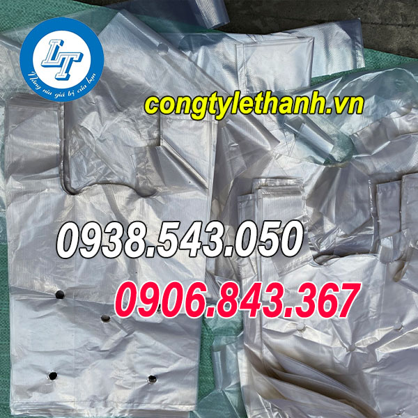 BÁN SỈ TÚI XỐP 2 QUAI, TÚI NILON ĐỤC LỖ GIÁ RẺ túi nilon đục lỗ giá sỉ
