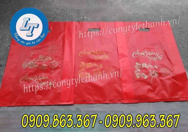 Túi nilon đựng quà Tết giá sỉ Túi nilon đựng quà