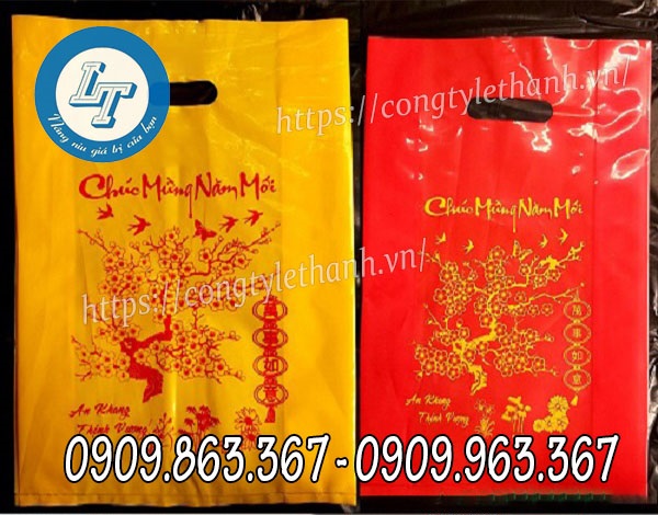 Túi nilon đựng quà Tết giá sỉ Túi nilon đựng quà Tết