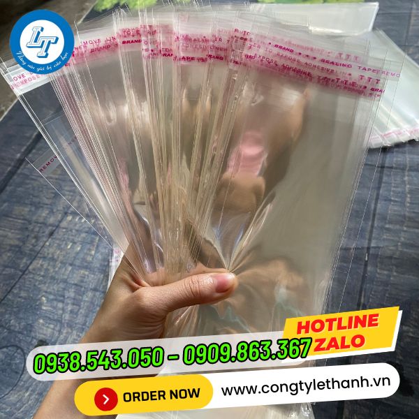 BÁO GIÁ TÚI OPP DÁN MIỆNG ĐỰNG BAO LÌ XÌ ĐÓN TẾT túi opp dán miệng đựng bao lì xì trắng trong