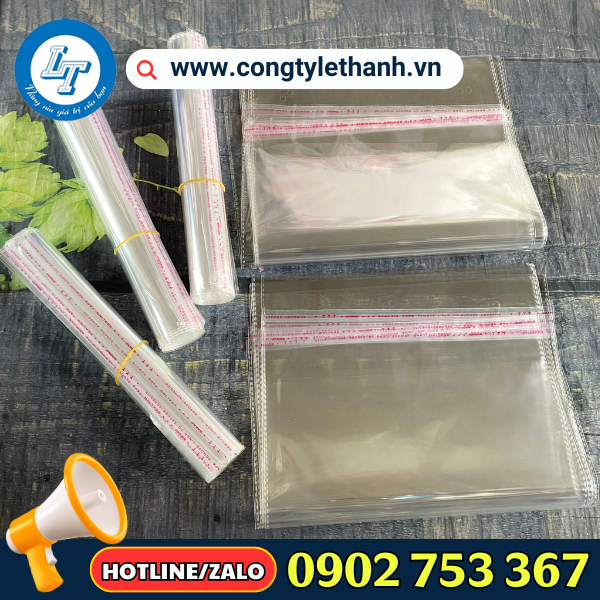 Túi OPP dán miệng chất lượng Túi OPP dán miệng chất lượng