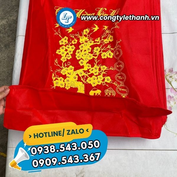 sỉ túi vải chúc mừng năm mới ở HCM sỉ túi vải chúc mừng năm mới ở HCM
