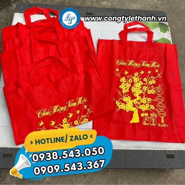 sỉ túi vải chúc mừng năm mới ở HCM sỉ túi vải chúc mừng năm mới ở HCM