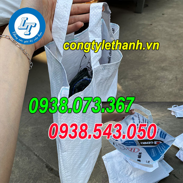 NHÀ CUNG CẤP BAO TẢI CŨ LÀM TÚI XÁCH 2 QUAI NHIỀU SIZE GIÁ RẺ NHẤT túi xách 2 quai giá rẻ