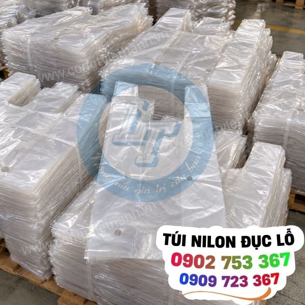 Túi xốp 2 quai đục lỗ giá sỉ uy tín Túi xốp 2 quai đục lỗ giá sỉ uy tín