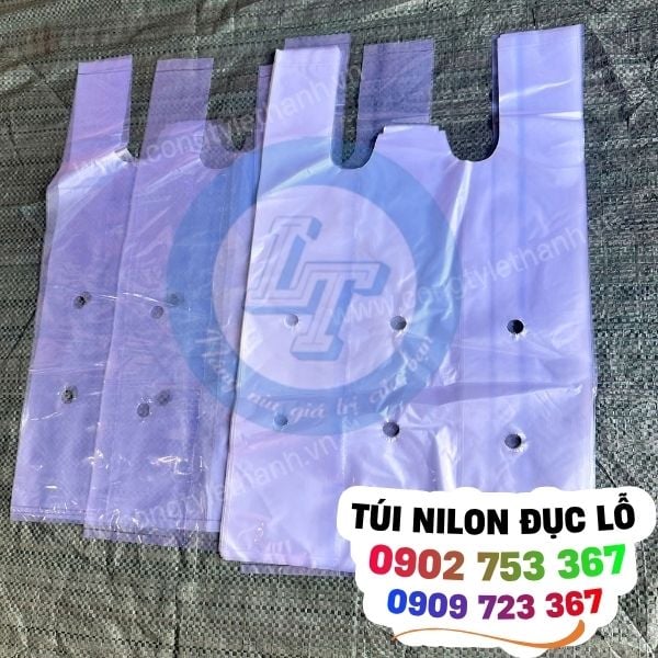 Túi xốp 2 quai đục lỗ giá sỉ uy tín Túi xốp 2 quai đục lỗ giá sỉ uy tín