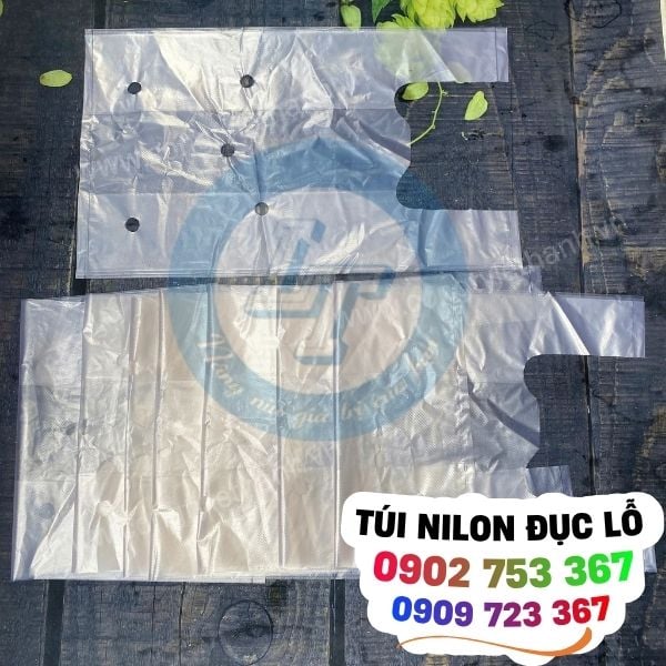 Túi xốp 2 quai đục lỗ giá sỉ uy tín Túi xốp 2 quai đục lỗ giá sỉ uy tín