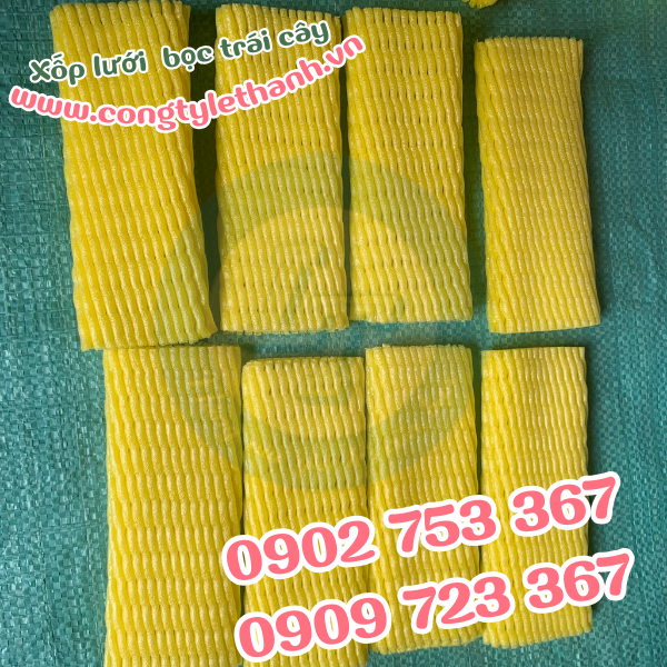 Xốp lưới vàng 22cm Xốp lưới vàng 22cm