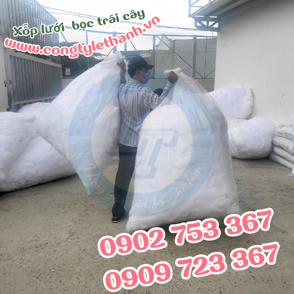 Bán si lẻ xốp bọc trái cây bao 1kg, 5kg Bán si lẻ xốp bọc trái cây bao 1kg, 5kg