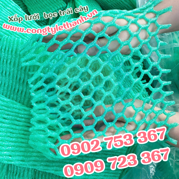 Xốp bọc trái cây có cấu trúc dạng lưới Xốp bọc trái cây có cấu trúc dạng lưới