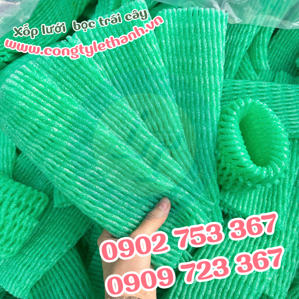 Xốp lưới vàng 25cm Xốp lưới vàng 25cm