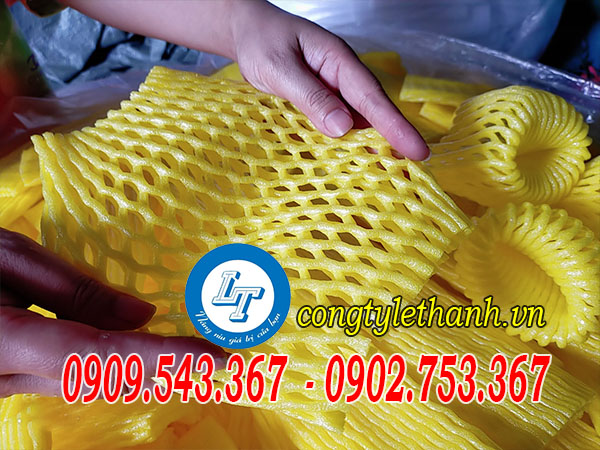 Túi xốp bọc ổi, dưa lưới, xốp bọc trái cây giá sỉ tại xưởng độ co dãn của túi xốp bọc trái cây