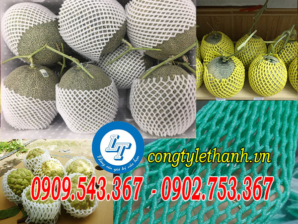 Túi xốp bọc ổi, dưa lưới, xốp bọc trái cây giá sỉ tại xưởng Công dụng của xốp lưới bọc trái cây