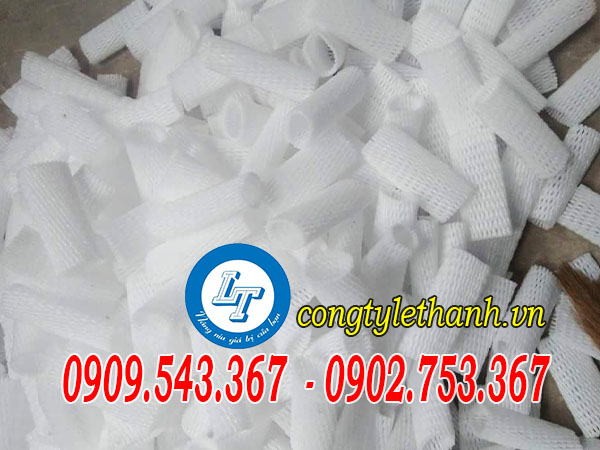 Túi xốp bọc ổi, dưa lưới, xốp bọc trái cây giá sỉ tại xưởng xốp lưới bọc trái cây màu trắng