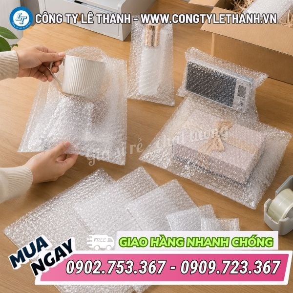 Túi xốp hơi chống va đập giá sỉ nhiều size dễ mua Túi xốp hơi chống va đập giá sỉ nhiều size dễ mua