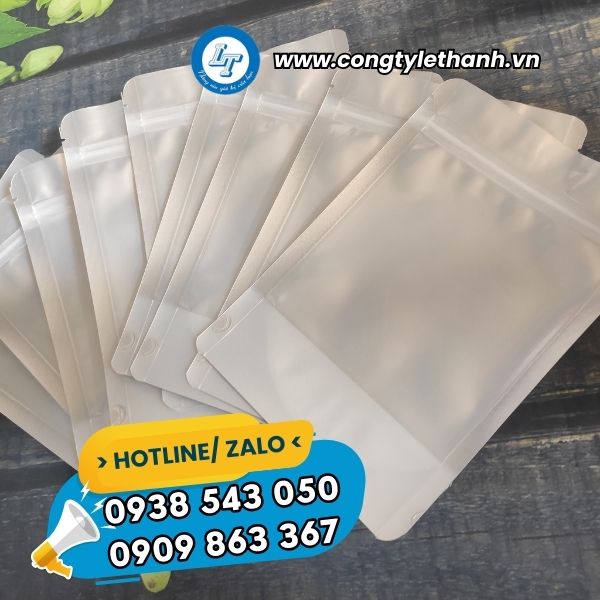 BÁO GIÁ SỈ TÚI ZIP 1 MẶT BẠC ĐỰNG HẠT KHÔ, TRÁI CÂY SẤY túi zip giá rẻ