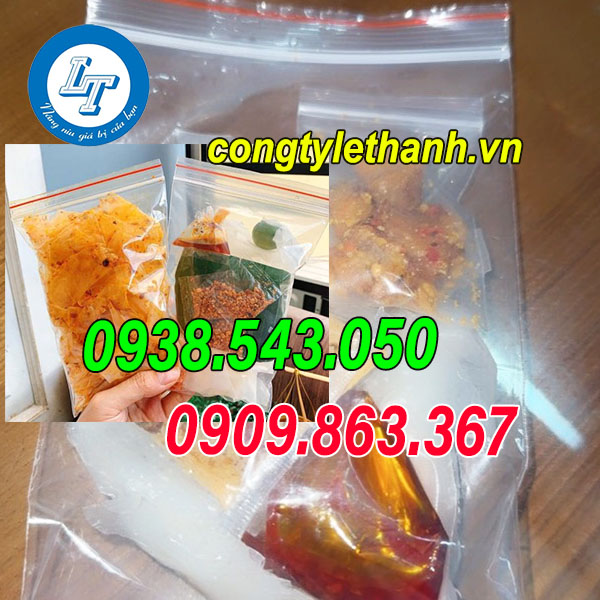 CƠ SỞ TÚI ZIP CHỈ ĐỎ TPHCM GIÁ RẺ NHẤT túi zip chỉ đỏ đựng bánh tráng