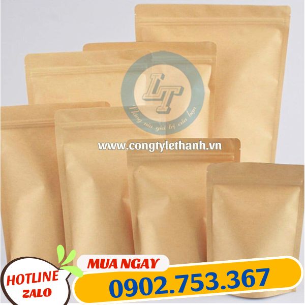Túi zip giấy giá rẻ nhất HCM Túi zip giấy giá rẻ nhất HCM