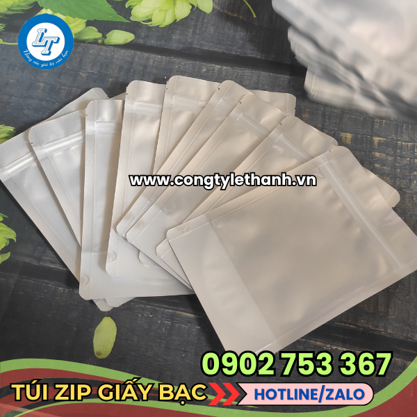Túi zip bạc chất lượng tại kho Lê Thanh Túi zip bạc chất lượng tại kho Lê Thanh