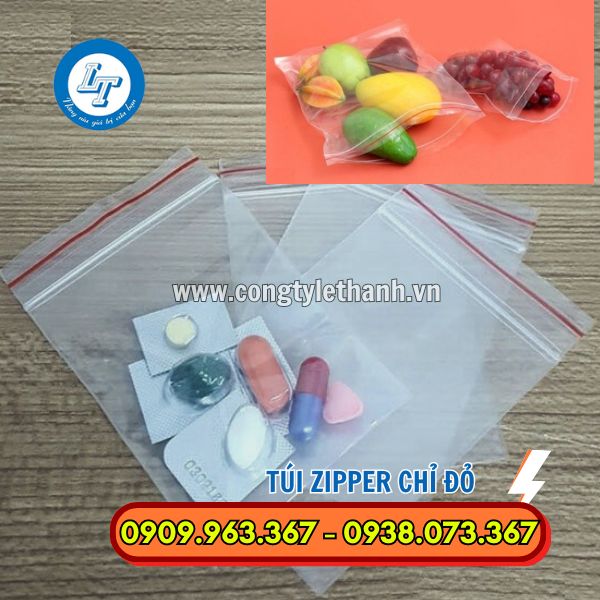 CHUYÊN SỈ TÚI ZIPPER CHỈ ĐỎ NHIỀU SIZE CHẤT LƯỢNG GIÁ RẺ ứng dụng của túi zipper chỉ đỏ