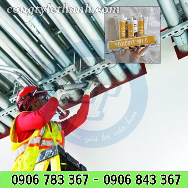 Keo chống cháy fixacryl m1c giá rẻ, giá sỉ HCM Ứng dụng của keo chống cháy fixacryl m1c