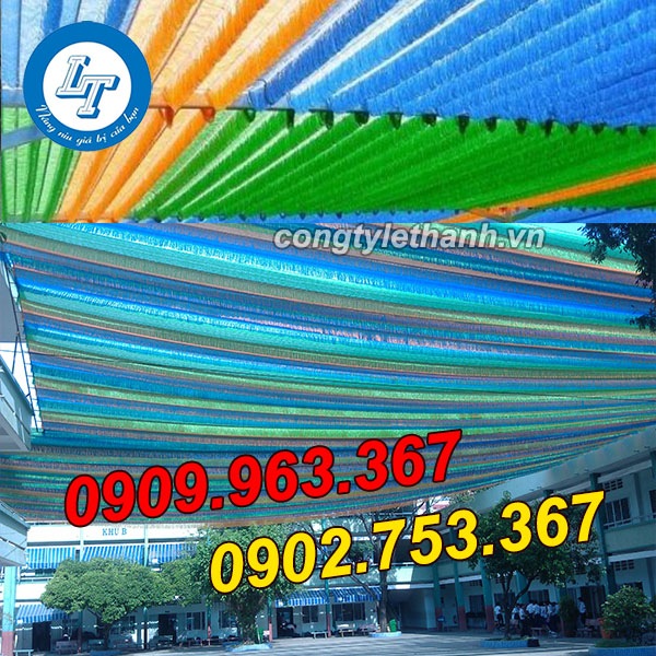 MUA SỈ LẺ LƯỚI CHE NẮNG ĐA SẮC KHỔ 3*50M CHẤT LƯỢNG ứng dụng của lưới che nắng