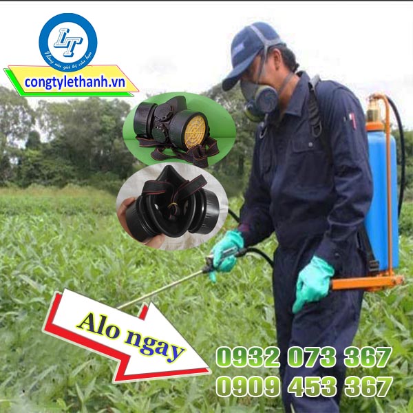 Mặt nạ phòng độc BB306 có 2 phin lọc giá rẻ Ứng dụng mặt nạ phòng độc vào phun thuốc trừ sâu