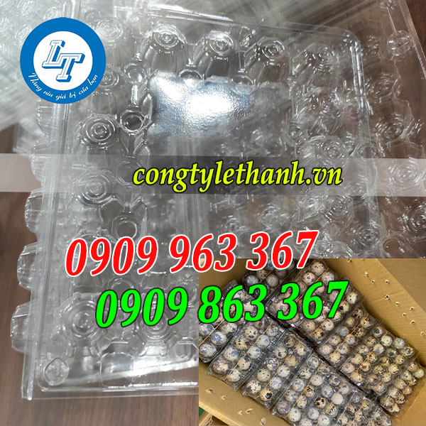 CỬA HÀNG PHÂN PHỐI VỈ ĐỰNG 30 QUẢ TRỨNG CÚT GIÁ RẺ vỉ nhựa trứng cút