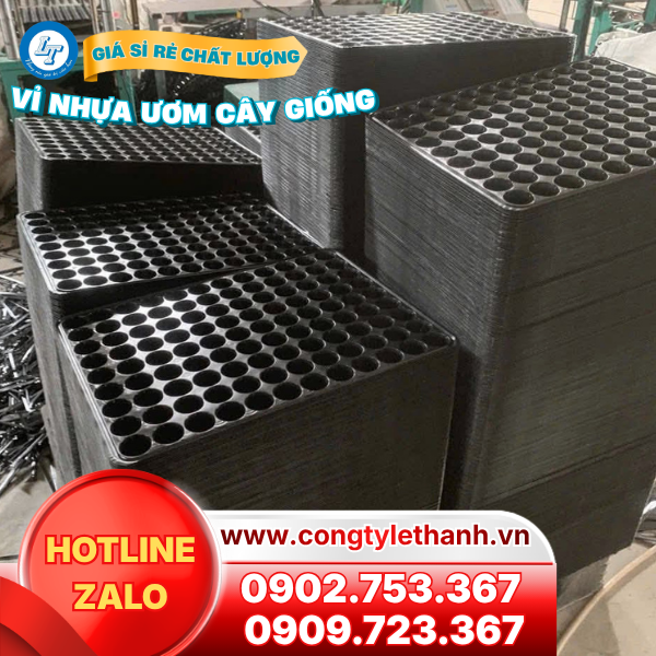 Vỉ nhựa ươm cây giống, hạt giống giá sỉ Vỉ nhựa ươm cây giống lỗ tròn