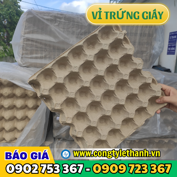 Vỉ trứng giấy làm từ giấy ép khuôn chắc chắn Vỉ trứng giấy làm từ giấy ép khuôn chắc chắn
