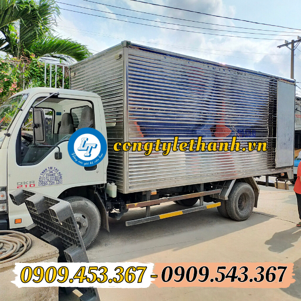 xe tải giao hàng của công ty xe tải giao hàng