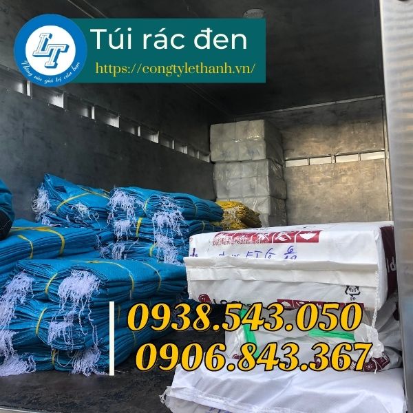 Túi xốp đen giá sỉ nhiều kích thước Lên hàng xe tải để giao khách