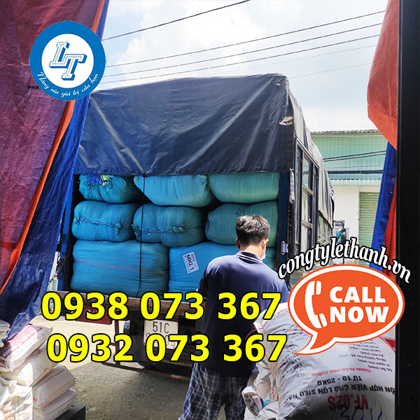 xe tải giao vải lau xe tải giao vải lau