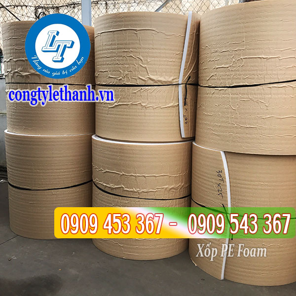 Kho phân phối xốp PE Foam giá rẻ tại Bình Chánh Cuộn xốp PE Foam cách nhiệt
