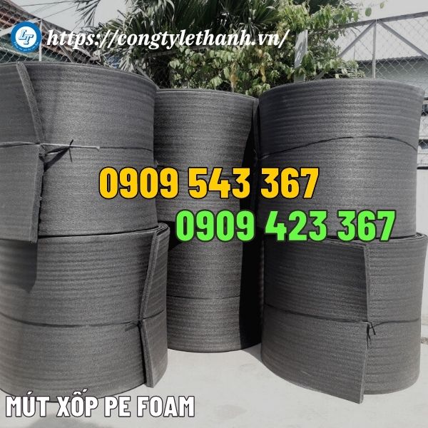 MÚT XỐP PE FOAM GIÁ RẺ UY TÍN xốp pe foam đen