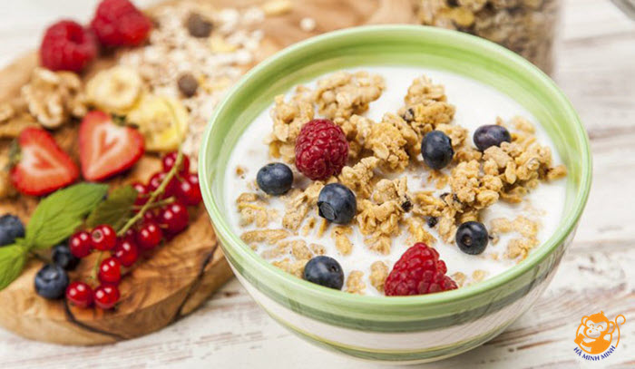 Cách ăn ngũ cốc giảm cân với sữa chua Cách ăn ngũ cốc giảm cân với sữa chua