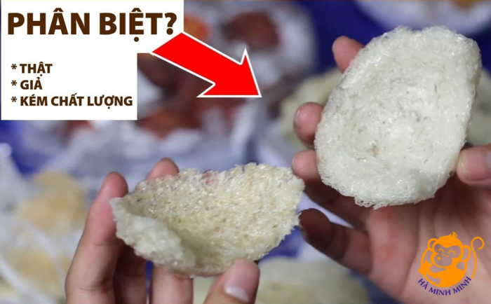 Cách phân biệt yến thật Cách phân biệt yến thật