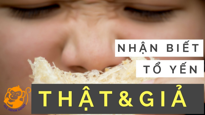 Cách phân biệt yến thật Cách phân biệt yến thật