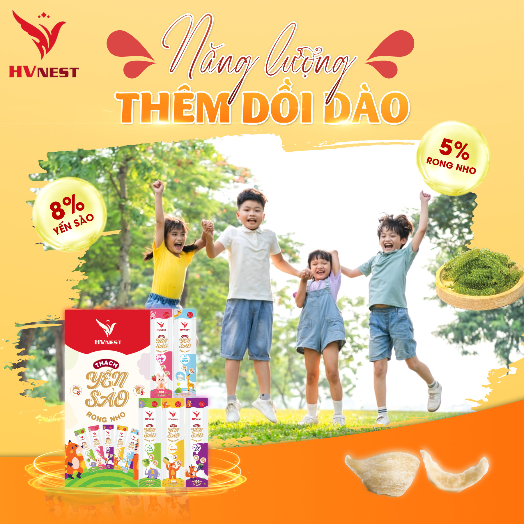 Ăn thạch yến sào rong nho Ăn thạch yến sào rong nho