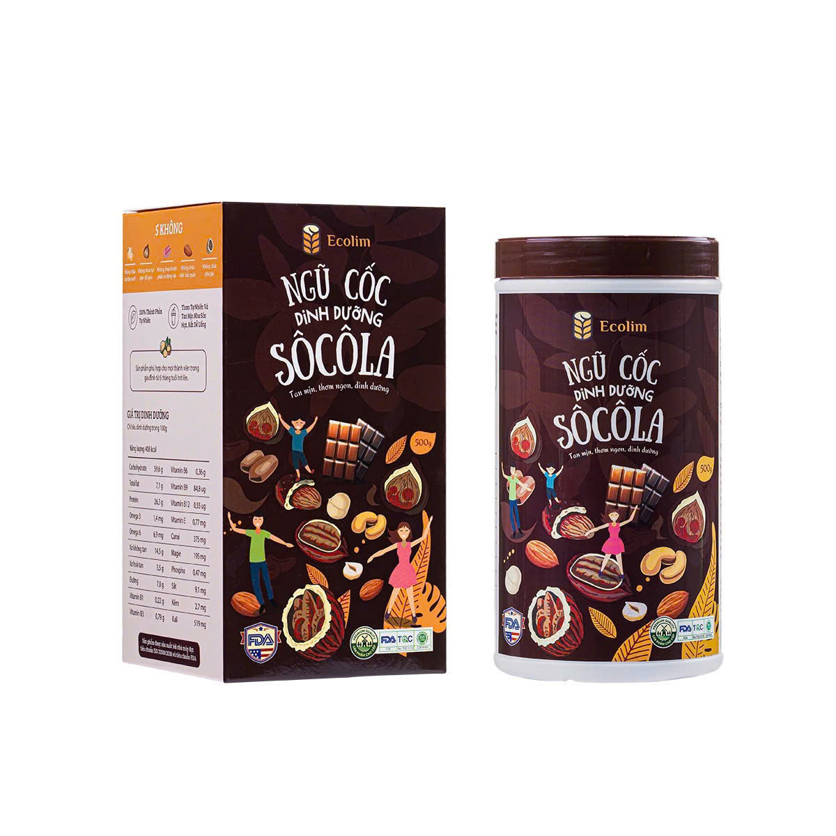 Ngũ cốc Socola Ecolim Ngũ cốc Socola Ecolim