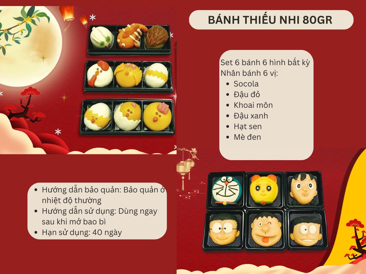 Bánh Trung Thu thiếu nhi Bánh Trung Thu thiếu nhi