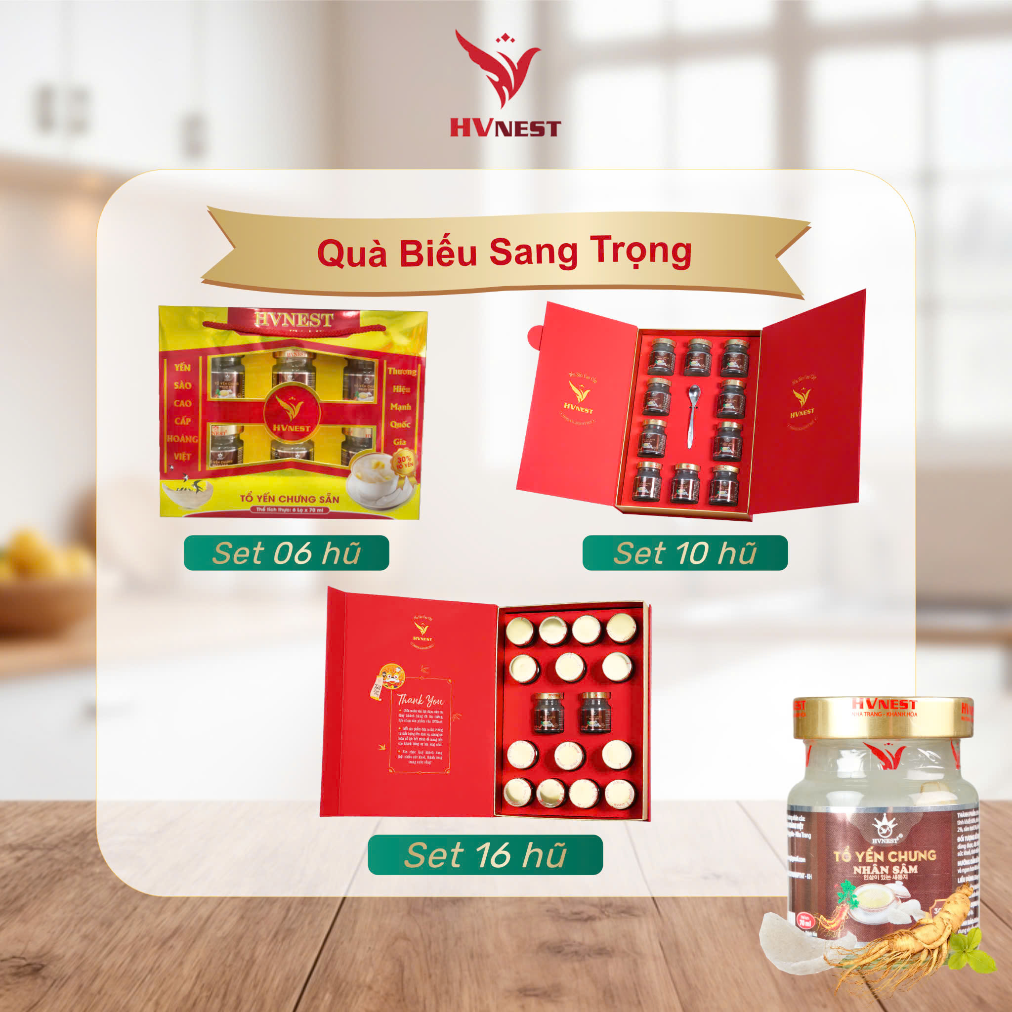 set quà yến sào set quà yến sào